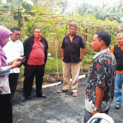 Kementerian LHK Tinjau Pengolahan Kompos Lalang Mandiri